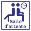 Plaque de porte Salle d'attente-Plaque de porte-Panneaux Signalétiques
