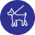 Chien en laisse autorisé-Panneau hôtel, restaurant, gîte-Panneaux Signalétiques