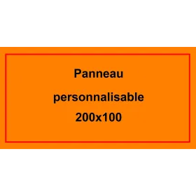 Panneau personnalisé 200x100mm-Panneau personnalisé-Panneaux Signalétiques