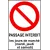 Panneau personnalisé avec pictogramme d'interdiction-Panneau personnalisé-Panneaux Signalétiques
