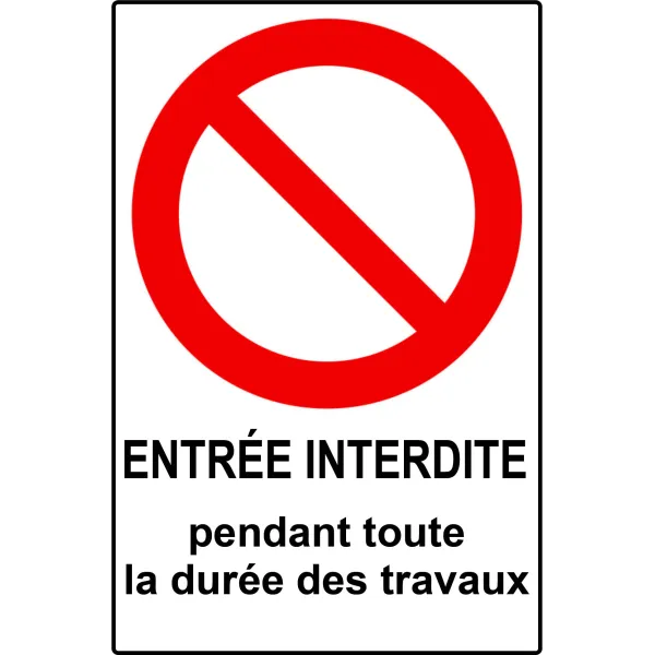 Panneau personnalisé avec pictogramme d'interdiction-Panneau personnalisé-Panneaux Signalétiques