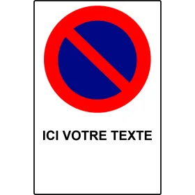 Panneau personnalisé avec pictogramme stationnement-Panneau personnalisé-Panneaux Signalétiques