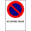 Panneau personnalisé avec pictogramme stationnement-Panneau personnalisé-Panneaux Signalétiques