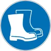 Lot de 3 adhésifs Port des EPI obligatoire : protections corporelles-Pictogramme EPI-Panneaux Signalétiques