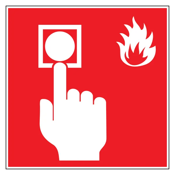 F005 Alarme incendie-Panneau évacuation et sortie de secours-Panneaux Signalétiques