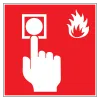 F005 Alarme incendie-Panneau évacuation et sortie de secours-Panneaux Signalétiques