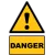 W001 Danger avec picto général-Panneau attention Danger-Panneaux Signalétiques