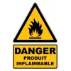 W021 Danger Produit inflammable-Panneau attention Danger-Panneaux Signalétiques