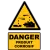 W023 Danger Produit corrosif-Panneau attention Danger-Panneaux Signalétiques