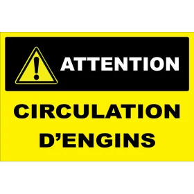 Panneau personnalisé avec pictogramme attention-Panneau personnalisé-Panneaux Signalétiques