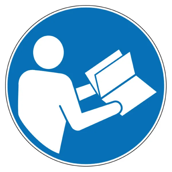 M002 – Notice obligatoire ∅ 20 cm-Pictogramme EPI-Panneaux Signalétiques