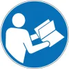 M002 – Notice obligatoire ∅ 20 cm-Pictogramme EPI-Panneaux Signalétiques