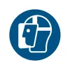 M013 – Visière obligatoire ∅ 20 cm-Pictogramme EPI-Panneaux Signalétiques