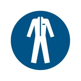 M010 – Protection du corps obligatoire ∅ 20 cm-Pictogramme EPI-Panneaux Signalétiques