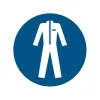 M010 – Protection du corps obligatoire ∅ 20 cm-Pictogramme EPI-Panneaux Signalétiques