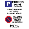 Parking Privé Personnalisé-Panneau parking-Panneaux Signalétiques