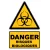 W009 Risques biologiques-Panneau attention Danger-Panneaux Signalétiques