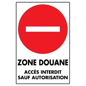 Panneau personnalisé avec pictogramme Sens Interdit-Panneau personnalisé-Panneaux Signalétiques