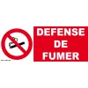 Défense de fumer-Panneau interdit de fumer-Panneaux Signalétiques