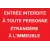 Entrée Interdite à Toute Personne étrangère à l'immeuble-Interdiction-Panneaux Signalétiques