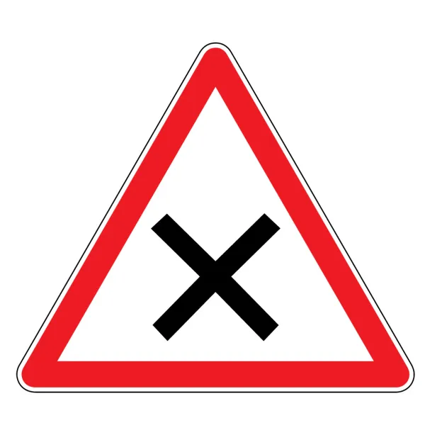 AB1 Priorité à droite-Panneau attention Danger-Panneaux Signalétiques