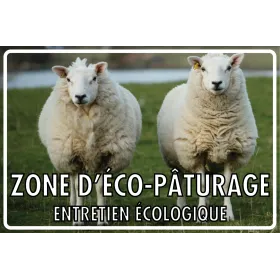 Zone d'éco-pâturage-Information-Panneaux Signalétiques