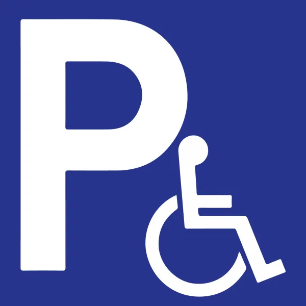 Parking Picto PMR-Panneau parking-Panneaux Signalétiques