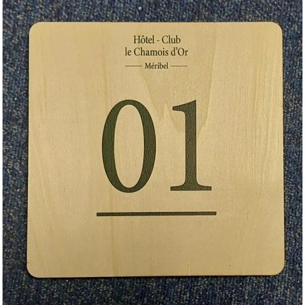 Plaque de porte en bois personnalisable-Plaque de porte-Panneaux Signalétiques