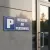 Panneau Parking réservé au personnel en aluminium – Entreprise