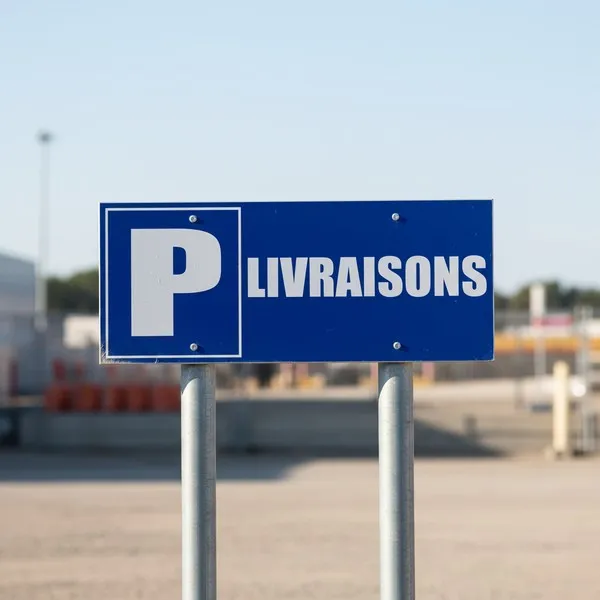 Panneau Parking Réservé Livraisons - Signalisation Zone