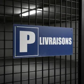 Panneau Parking Réservé Livraisons - Signalisation Zone