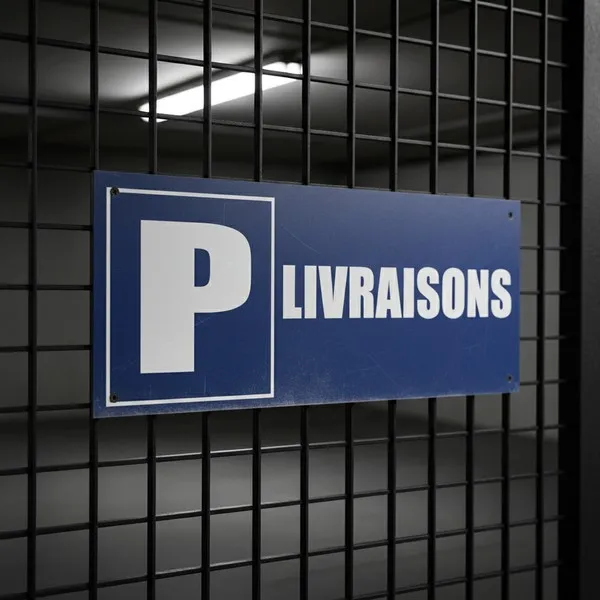 Panneau Parking Réservé Livraisons - Signalisation Zone