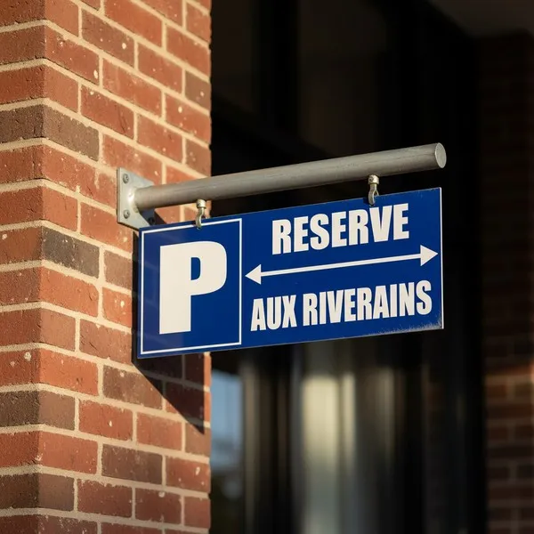 Panneau Parking réservé aux riverains – Panneau parking