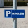 Panneau parking magasin clients – Signalétique stationnement réservé