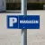 Panneau parking magasin clients – Signalétique stationnement réservé