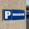 Panneau parking magasin clients – Signalétique stationnement réservé