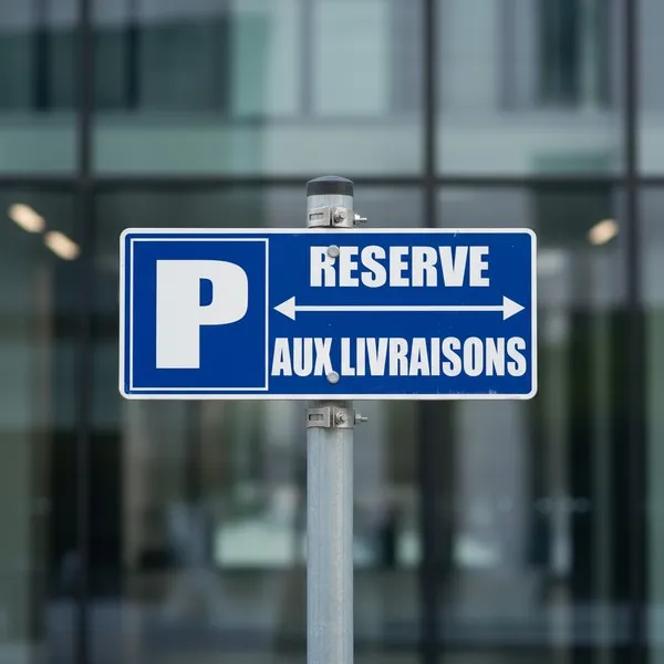 Panneau Parking réservé aux livraisons – Panneau parking