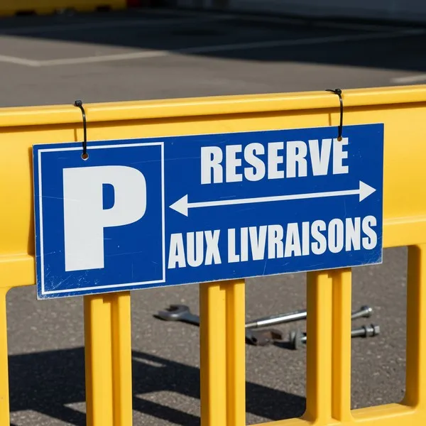 Panneau Parking réservé aux livraisons – Panneau parking