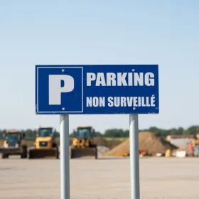 Panneau Parking non surveillé – Panneau parking