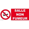 Salle non fumeur-Panneau interdit de fumer-Panneaux Signalétiques