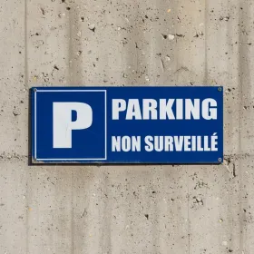 Panneau Parking non surveillé – Panneau parking