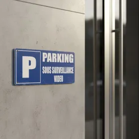 Panneau Parking sous surveillance vidéo – Panneau parking