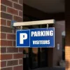 Panneau Signalétique Parking Visiteurs - panneau parking