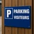 Panneau Signalétique Parking Visiteurs - panneau parking