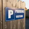 Panneau Signalétique Parking Visiteurs - panneau parking
