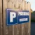 Panneau Signalétique Parking Visiteurs - panneau parking