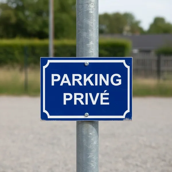 Panneau signalétique Parking privé – Stationnement interdit