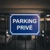 Panneau signalétique Parking privé – Stationnement interdit