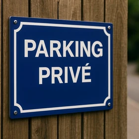 Panneau signalétique Parking privé – Stationnement interdit