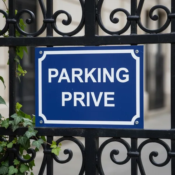 Panneau signalétique Parking privé – Stationnement interdit